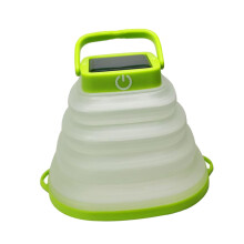 Camping Lantern Solar USB Rechargeable LED Light Foldable Design for Outdoor Hiking and Emergency