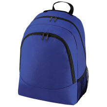 (One Size, Bright Royal) Bagbase Universal Multipurpose Backpack / Rucksack / Bag (18 Litres) (Pack of 2)
