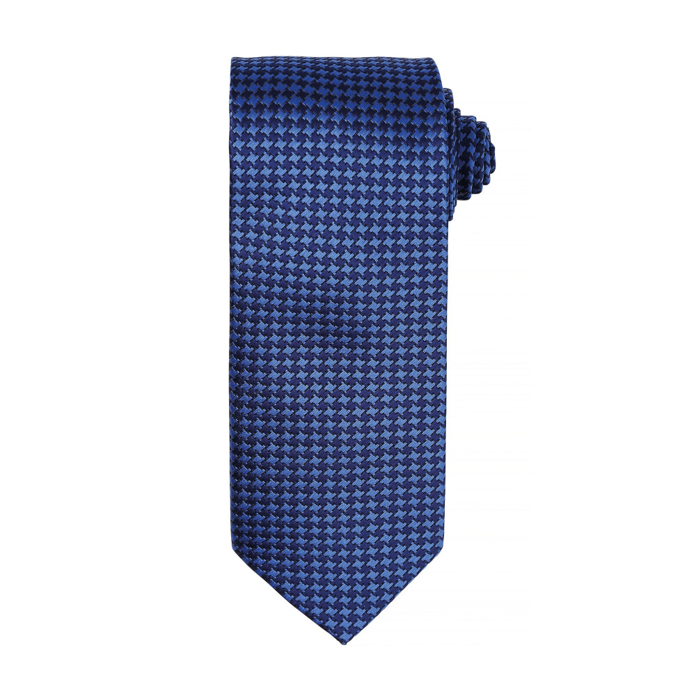 Premier Mens Puppy Tooth Formal Work Tie (Pack of 2) (Royal) - Blue - One Size - Image 2