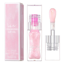 Magic Color Changing Lip Oil with Deep Hydration and Lightweight Gloss Texture, 1PC