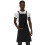 (One Size, Black) Le Chef Unisex Adults Crossover Bib Apron 1