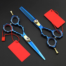 Hair Cutting Scissors 6 Inch Japanese Stainless Steel Ultra Sharp Ergonomic Barber Shears