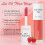 Lip Oil with Fruity Scent, Deep Hydration NonStick Lip Gloss for Dry Lips 03# Peony 0.1oz 3