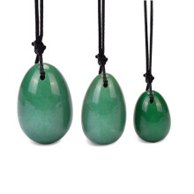 Natural Jade Yoni Egg Set for Pelvic Floor Strengthening and Postpartum Recovery, Rose Quartz Aventurine