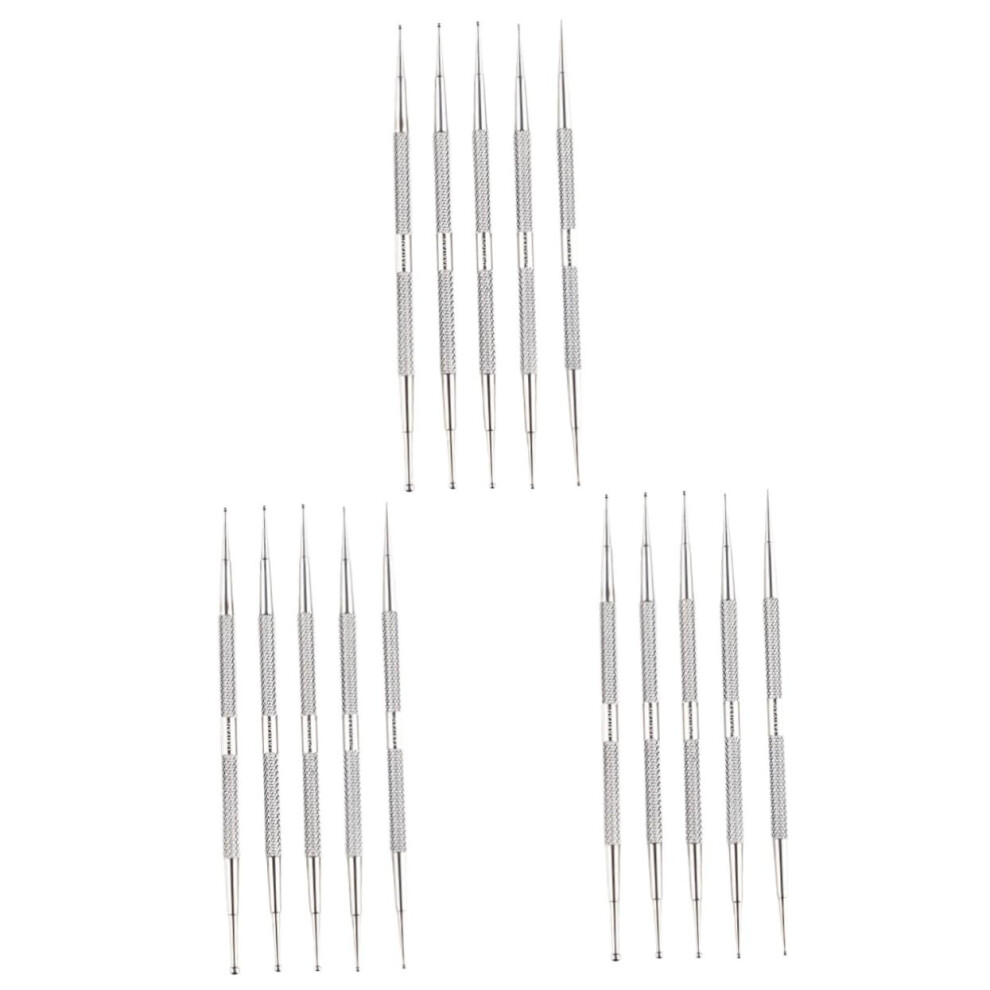 15pcs DualHead Nail Art Pens for Rhinestones and Manicure Drawing Decoration Tool