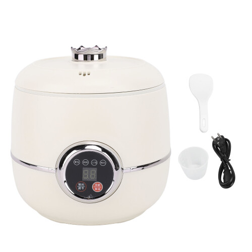 Kleiner Multifunktions-Reiskocher 1,6 L Silber 2