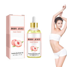 Peach Body Oil with Strawberry and Vanilla, Sweet Bakery Fragrance, Deep Hydration Moisturizing