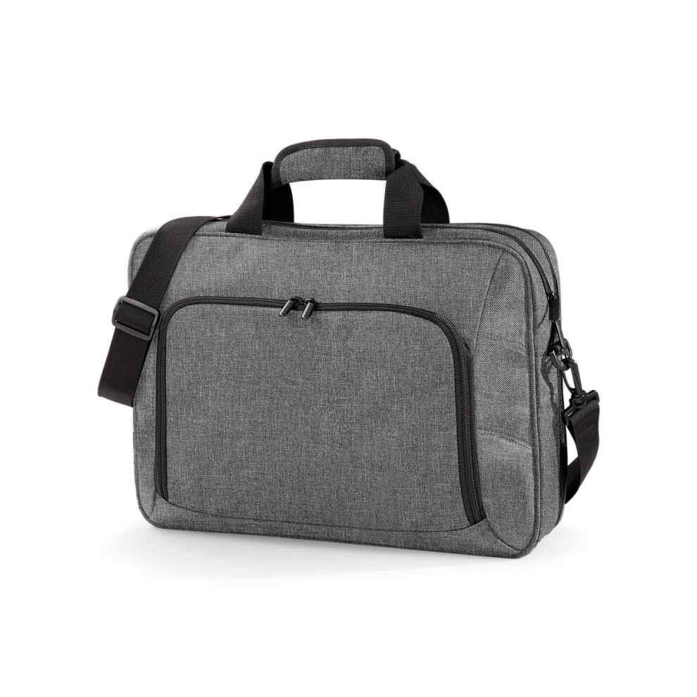 (One Size, Marl) Quadra Executive Digital Office Bag (17Inch Laptop Compatible) (Pack Of 2) Grey 5059269150440