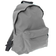 (One Size, Light Grey/Graphite Grey) Bagbase Fashion Backpack / Rucksack (18 Litres) (Pack Of 2)