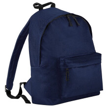 (One Size, French Navy) Bagbase Junior Fashion Backpack / Rucksack (14 Litres) (Pack of 2)
