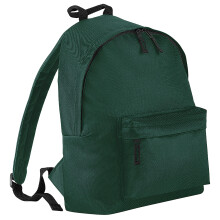 (One Size, Bottle Green) Bagbase Fashion Backpack / Rucksack (18 Litres) (Pack Of 2)