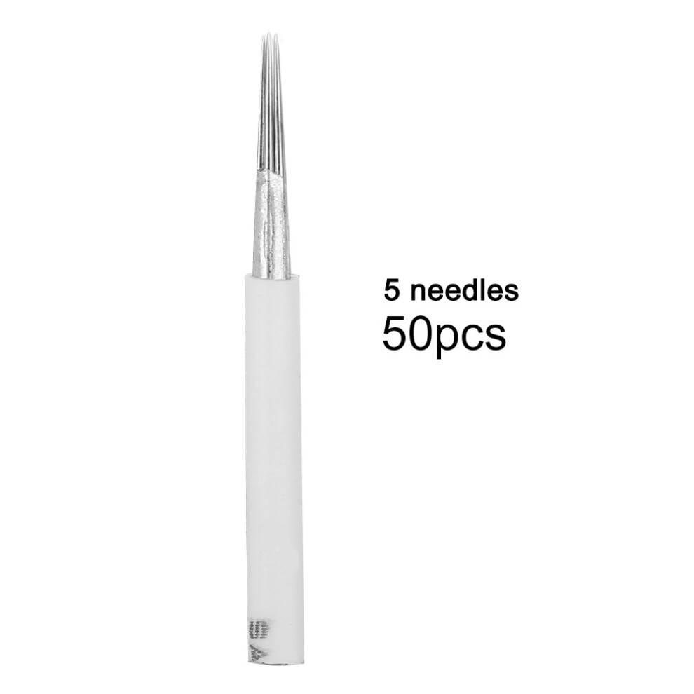 Needle Pin Blade Sterile Tattoo Needles High Quality Surgical Stainless Steel Microblading Blades Disposable Pigment Cartridges Semi-Permanent Makeup