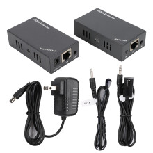 Crystal Clear Distortion Free HDMI Extender For Full HD 1080P With Plug And Play Setup And High Compatibility For Home Theater Use
