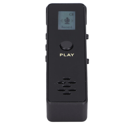 Mp3Player Function Voice Recorder With Professional Noise Reduction, High Capacity Storage Recorder With Direct Computer Connection, Rechargeable 1