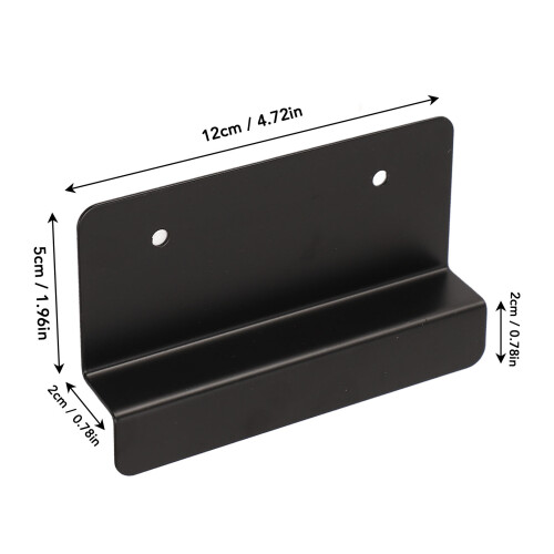 Drawer Foot Pull Handle Carbon Steel Easy Install Touchless Toe Kick 1