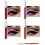 Σετ υγρού eyeliner σε νέον χρώμα, ματ φινίρισμα, αδιάβροχο, ανθεκτικό στον ιδρώτα, 2