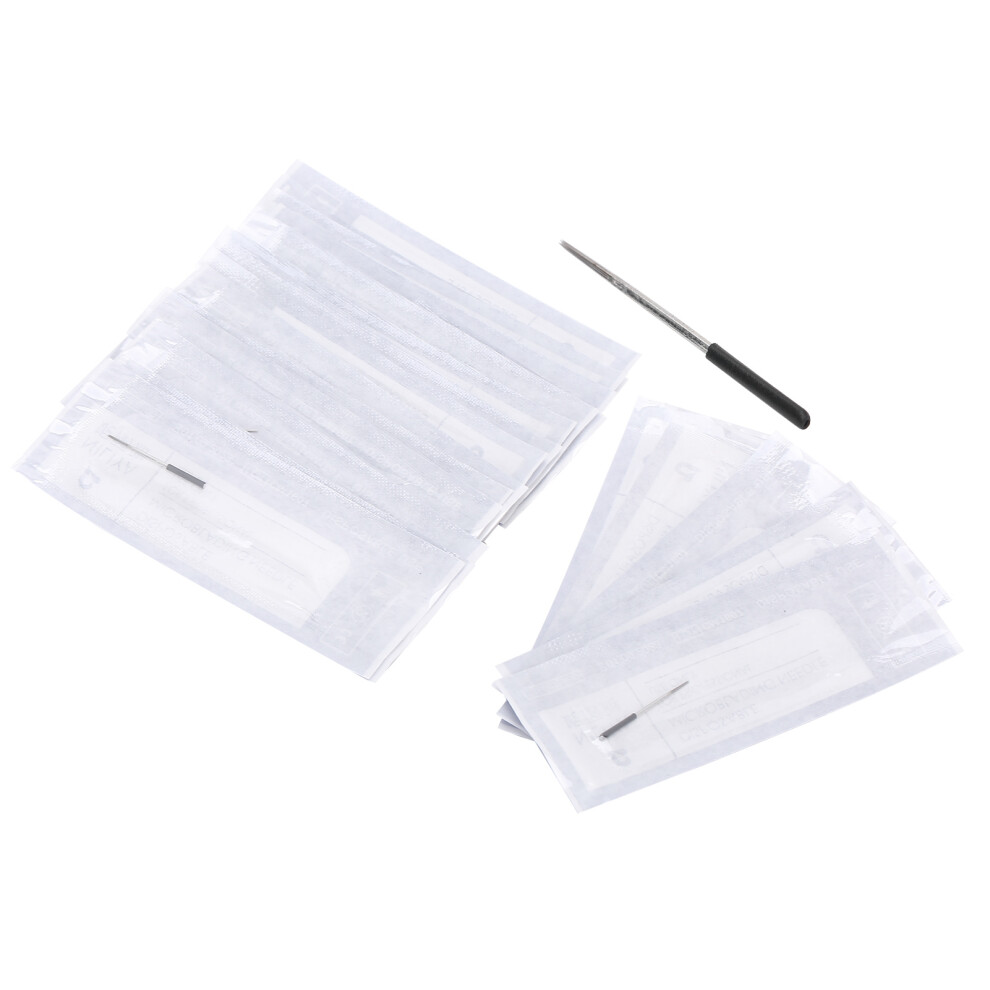Sharp And Elastic Needles Micropigmentation Pen Disposable Eyebrow Tattoo Needles Painless Eyebrow Line Safe And Sterilized Needles Pre Sterilized