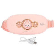 Massage Mode Heating Pad Wireless Fast Heating With Adjustable Strap, Ergonomic Back And Abdomen Support For Home And Travel Use