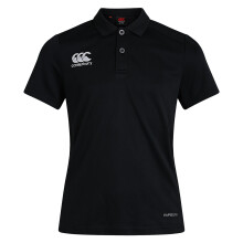 (14 Years, Black) Canterbury Childrens/Kids Club Dry Polo Shirt
