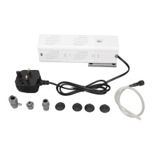 Hydroponic Oxygen Aerator With Dual Outlets Complete Accessories Kit Quiet Aquarium Air Pump With Rubber Stabilizer Feet And Adjustable Air Volume
