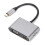 Μετατροπέας Thunderbolt3USB C σε HDMI VGA με USB3.0 και γρήγορη φόρτιση, ψηφιακός προσαρμογέας 5