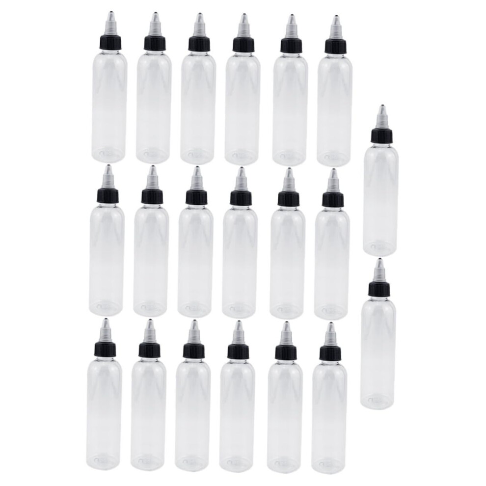 Hair Dye Applicator Bottles with Pointed Tip and Precise Flow Control, 20pcs Plastic Squeeze Set