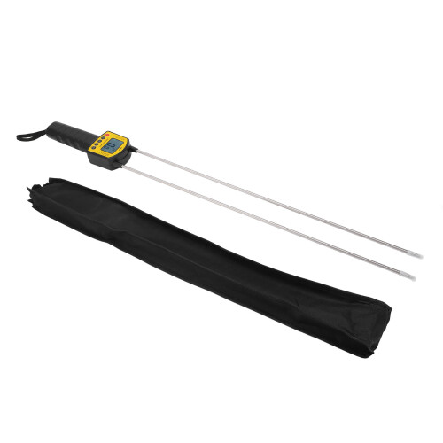Smart Grain Water Content Analyzer With High Accuracy, Digital Moisture Meter Portable Compact Design Fast Measurement Speed Probe Type Sensor Real