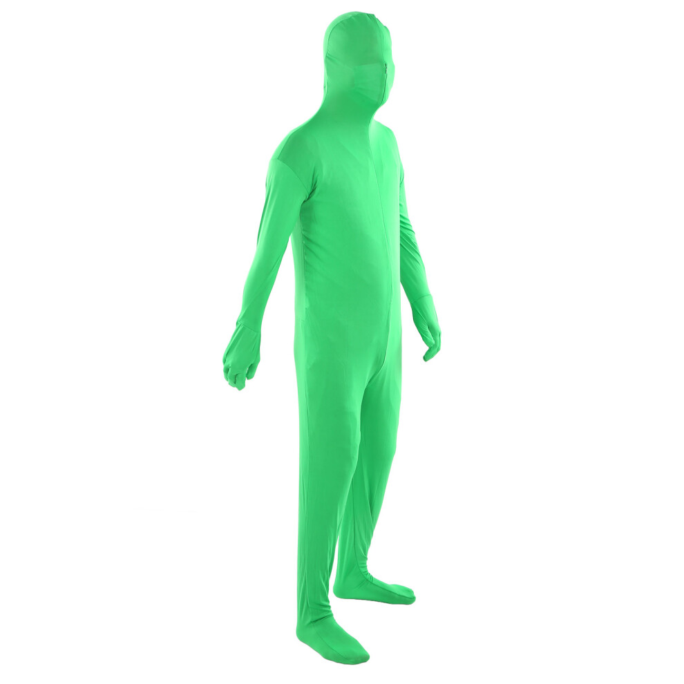 Adult Unisex Chromakey Bodysuit For Shooting Stretch Material 160Cm Green 3371383973883