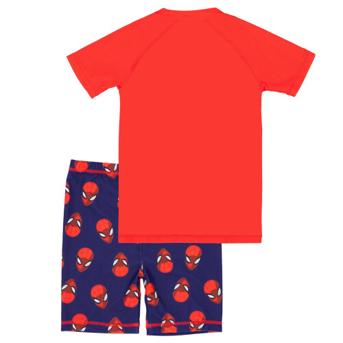 (6-7 Years, Red/Blue) Spider-Man Boys Swim Set 1