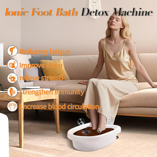 Ionic Foot Detox Spa with Array for Home Use, Full Body Detox and Immune System Boost 1