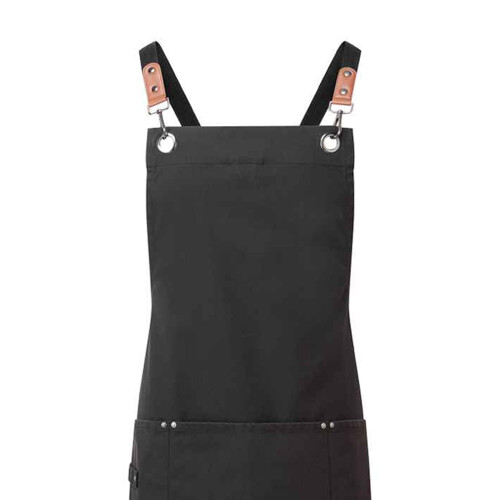 Premier (One Size, Black) Premier Cross Back Clip Bib Apron 2