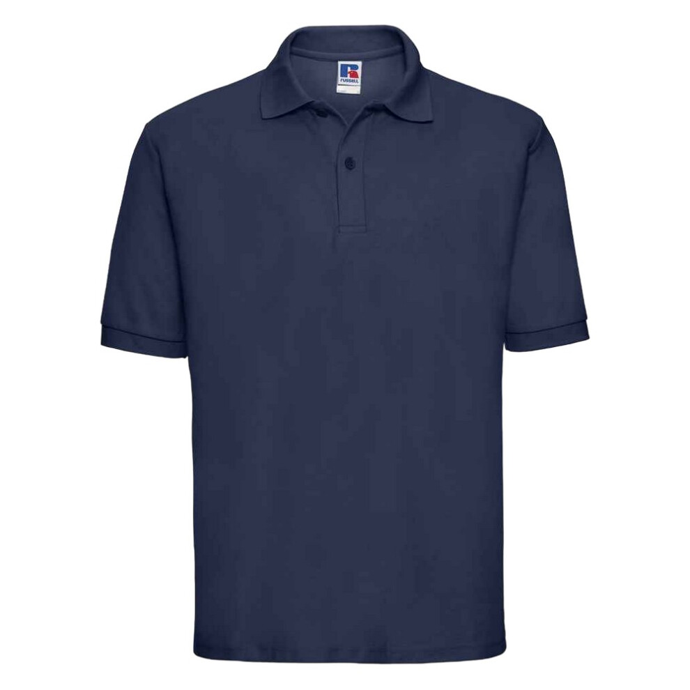 Russell (Xs, French Navy) Unisex Adult Classic Polycotton Polo Shirt Blue,Multicoloured