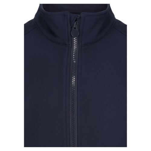 (32In, Navy) Regatta Professional Childrens/Kids Softshell Reflective Gilet 2