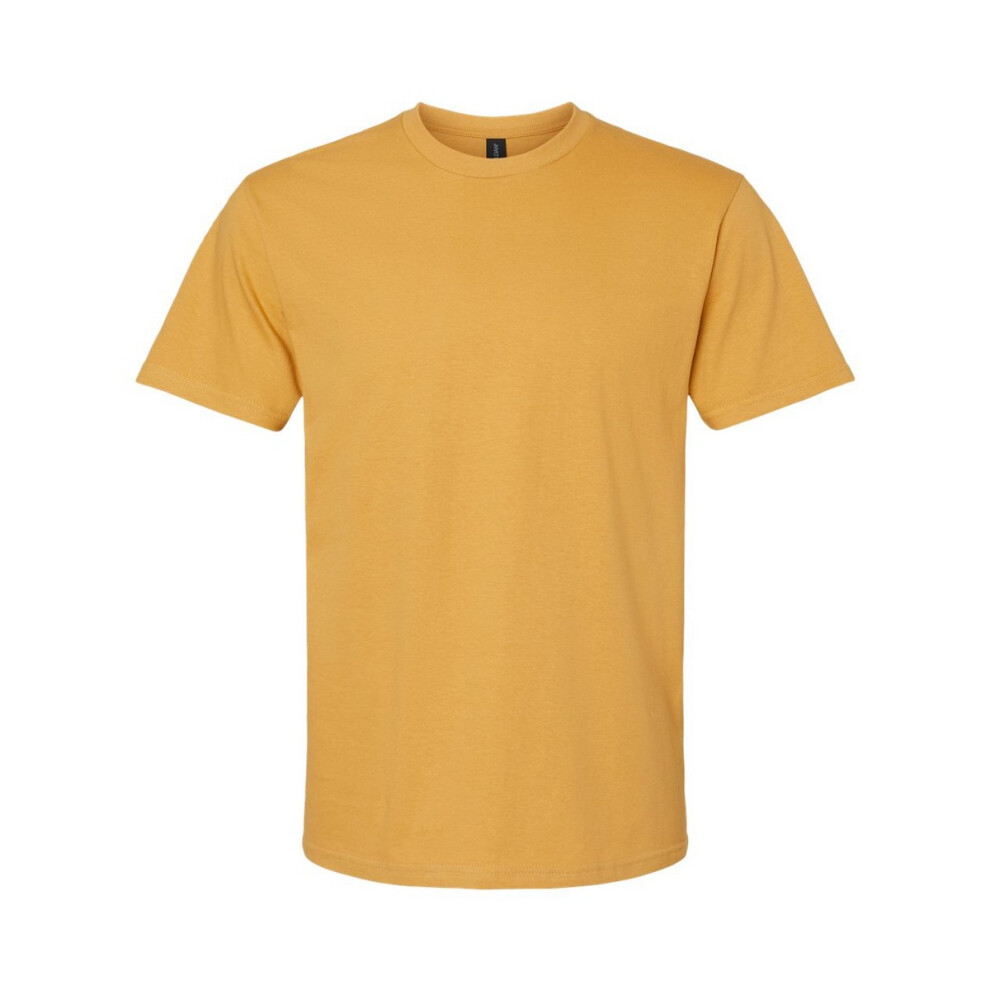 Gildan (3Xl, Mustard) Unisex Adult Softstyle Midweight T-Shirt Multicoloured