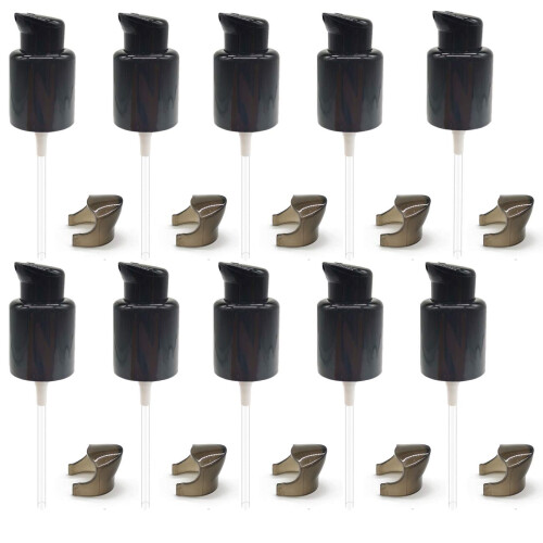 10PCS Foundation Pump Set, Black LeakProof Liquid Dispenser for MAC Studio Fix Fluid