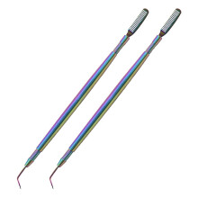 2 Pcs Eyelash Lift Tool Set Stainless Steel Lash Separator Comb 16.7cm for Precise Positioning