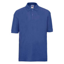 (12 Years, Bright Royal Blue) Russell Childrens/Kids Classic Polycotton Polo Shirt
