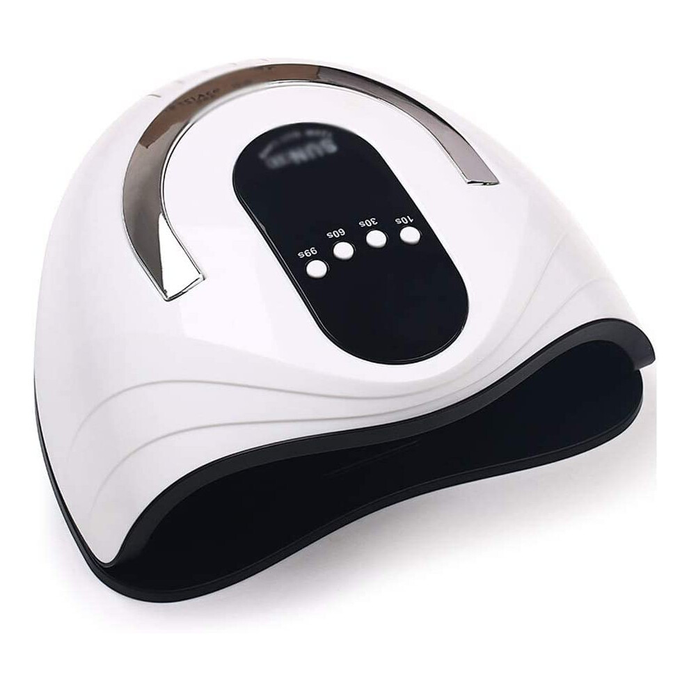 120W LED UV Nail Dryer Lamp for Gel Polish with Auto Sensor Fast Curing and Four Timer Modes