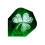(One Size, Green) Harrows 100 Micron Dart Flights Set 1