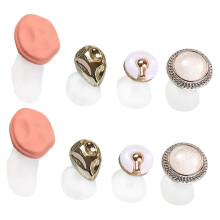 Toe Separators and Nail Art Finger Separator Reusable Silicone Flower Design for Pedicure Manicure