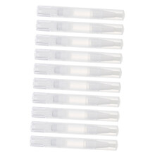 10pcs Empty Cuticle Oil Pen for Nail Care, Leak Resistant Refillable Brush Applicator