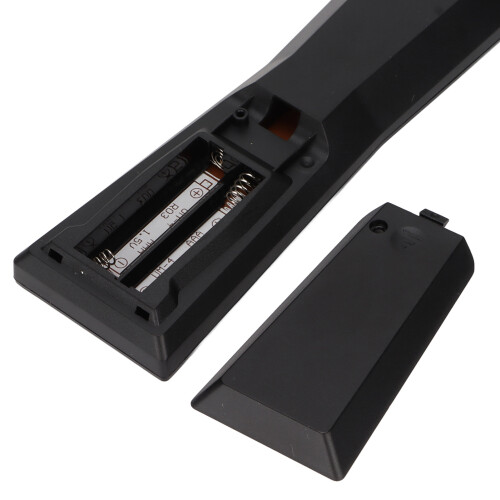 Universal Black Remote for 24-65" TVs, Model Codes, Battery Not Included 2