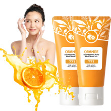Natural Orange Peeling Gel Face and Body Scrub with Collagen, 50g Brightening Hydrating 2PCS