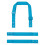 Premier (One Size, Turquoise Blue) Premier Swap & Pop Customizable Apron Straps 1
