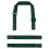 Premier (One Size, Bottle Green) Premier Swap & Pop Customizable Apron Straps 1