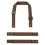 Premier (One Size, Brown) Premier Swap & Pop Customizable Apron Straps 1