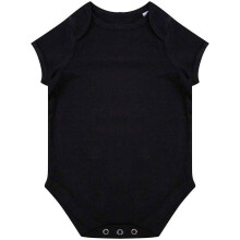 (3 Months, Black) Larkwood Baby Organic Bodysuit