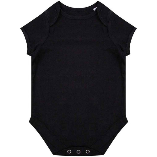 (3 Months, Black) Larkwood Baby Organic Bodysuit