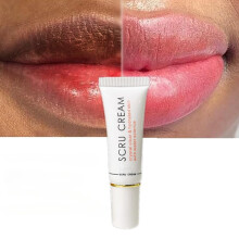 Natural Lip Exfoliating Gel and Gentle Lip Scrub for Smooth Even Tone Lips, Travel Size 2pcs