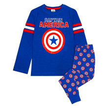 Captain America Boys Shield Long Pyjama Set